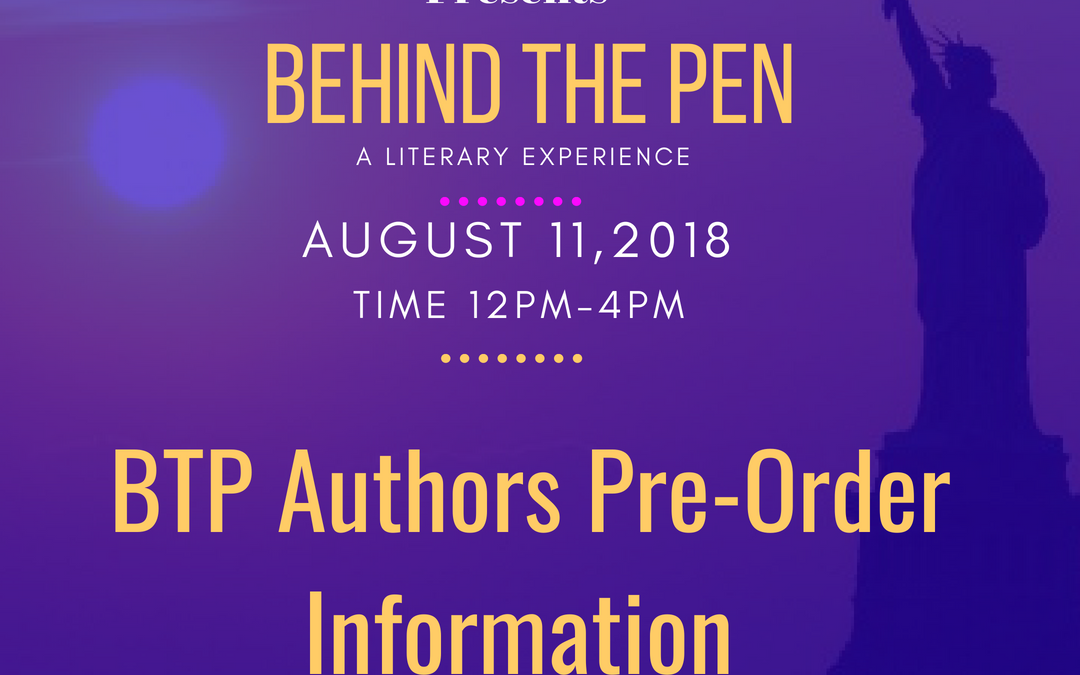 Behind the Pen 2018: Authors Pre-Order Information