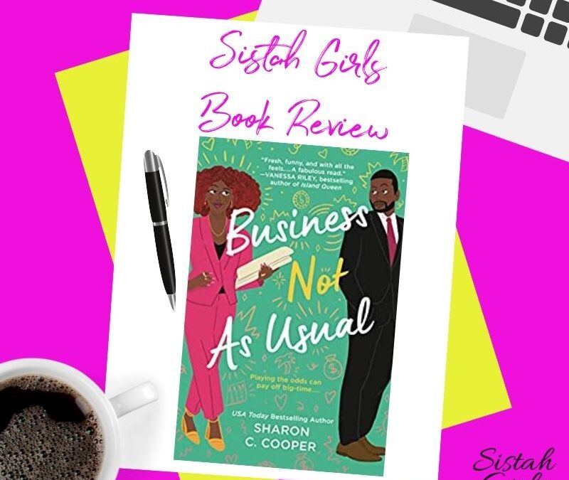 green book cover with an illustration of a black woman and black man with a pink and yellow background